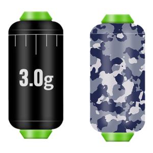 TRY&V | Eco-Friendly Camouflage Scaled Lead Sinkers For Fishing Competition Quick Drop Shotting Accessories Black Core Electrolysis Lead