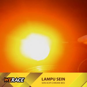WERACE LAMPU SEIN / SEN ACIPI CROME BESI KUALITAS TERBAIK BODY HITAM CHROME