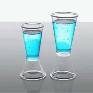 [HCM] Ly đong định lượng jigger nhựa 2 đầu có chia vạch loại 10/20ml và 20/40ml-GL314