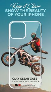 Quix Protective Clear Case for iPhone and Samsung