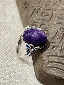 Retro 925 Silver Butterfly Ring for Women Wealth Attracting Unique Design Adjustable Open-ended Fashionable Jewelry Accessory