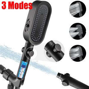 3 Setting Modes Hard Water Filter Showerhead Handheld Filtered Shower Head Powerful High Pressure Showerhead with On-Off Switch