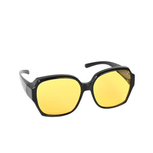 Night Vision Driving Glasses Polarized Fit Over Eyeglasses for Men Women Large Polarized Nighttime Glasses Anti Glare Lens T01