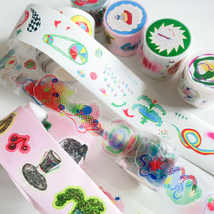 Băng Keo Giấy Nhật Bản Pink Noise《Quasi Una Fantasia》 Trang Chủ Băng Keo Trang Trí Băng Keo Keo Dán Đồ Dùng Văn Phòng Phẩm