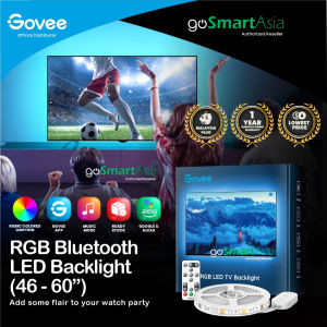 goSmart Asia Govee RGB Bluetooth LED TV Backlights for 46-60 inch TV LED Light Lampu Hiasan Lampu LED