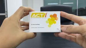 Dr. Förster Act7 Clarifying Cleanser Bar Soap For Acne Prone Skin Pimples & Blackheads Face & Body
