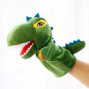 Dinosaur Hand Puppet Plush Toy Set Hand Doll Mouth Movable Kindergarten Performance Story Telling Doll Matching Interactive