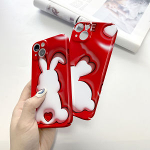 เคส Hontinga สำหรับ Huawei P30 Pro P40 P50 Pro เคสภาพยนตร์เกาหลีเคสโทรศัพท์รูปกระต่ายน่ารักเคสแข็งดีไซน์อุปกรณ์ป้องกันเลนส์เคสคลุมทั้งหมดเคสกันกระแทกกันกระแทกสำหรับเด็กผู้หญิง