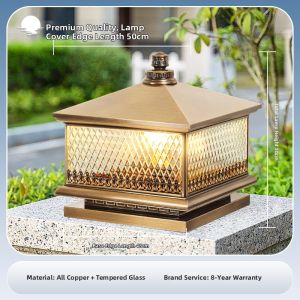 VINCAN | Solar Waterproof Copper Column Light
