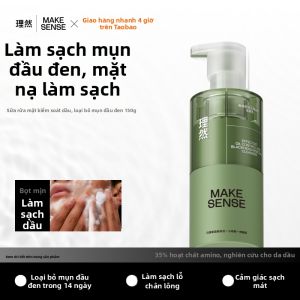 MAKE SENSE | Gel Rửa Mặt Sạch Sâu Dịu Nhẹ Cho Nam Kiểm Soát Dầu Mụn Đầu Đen