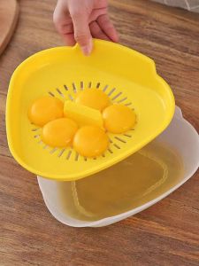 Large Size Egg Yolk Egg White Separator Home Use Egg Filter Baking Tool Egg Liquid Filter Separator Kitchen Cooking Utensils