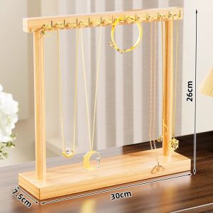 MUGG | Luxury Walnut Necklace & Jewelry Display Rack