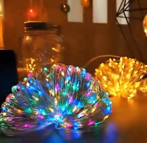 Solar Powered Christmas LED String Lights - 7M-32M Waterproof Outdoor Fairy Garland Colored or Warm Light Ideal for Garden Decor Holiday Party & Christmas Decoration