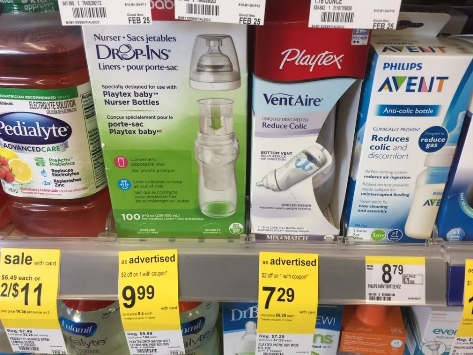 American-Made Playtex Home Travel Disposable Disposable Disposable