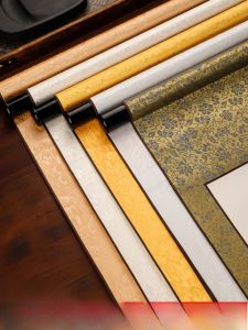 Blank Long Scroll Calligraphy Artwork Paper for Painting And Writing Using Ruan Paper Traditional Chinese Culture Decorative Wall Hanging