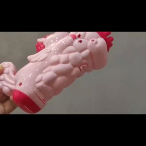 BF-M347 Mainan Anak Pistol Bubble Gun Karakter Kuda 10 Lubang Bubble Busa / Mainan Pistol Air Tembakan Gelembung Sabun