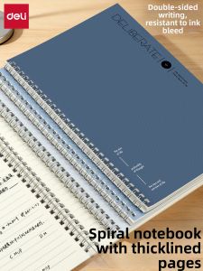 deli | Durable Simple A5 Spiral Notebook