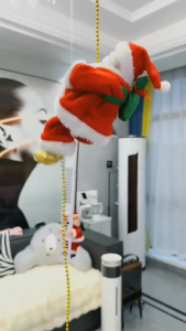 จัดส่งภายใน 8 ชั่วโมง🔥ไฟฟ้า ซานตาคลอสปีนบันได ปีนเชือก ปล่องไฟ ตุ๊กตาซานต้า ง่ายต่อการประกอบ ของตกแต่งคริสต์มาส ตุ๊กตาซานตาคลอสปีนเขา ต้นคริสต์มาส