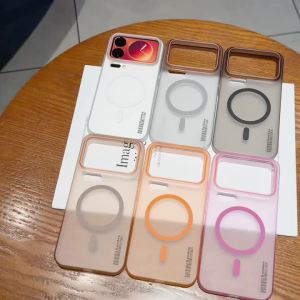 Frosted Clear Barcode Case For Xiaomi 17 Pro Max 15 13 14 Ultra RedMi K80 K70 K60 Note 14 13 Pro MagSafe Wireless Charge Cover