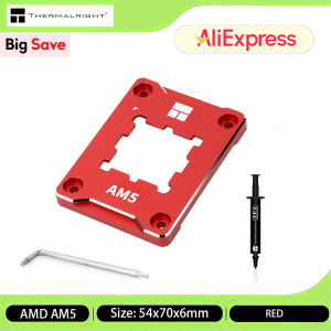 Thermalright AMD AM5 BCF CPU Bending Corrector Frame Black/Red AMD Fastener Anti Bending Bracket Pressing Plate