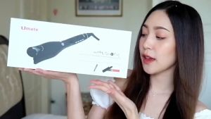 เครื่องม้วนผม Umate Spin Curls มีสกรีน Umate เป็นเครื่องม้วนผมที่ใช้งานดีที่สุดในกลุ่ม มีคู่มือการใช้งานภาษาไทยให้ด้วย