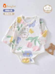 Pure Cotton Baby Romper Suit Autumn Clothes Sleepwear Newborn Baby Clothes Long Sleeve Triangle Romper for Spring And Autumn