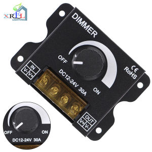 30A LED Dimmer DC 12V 24V 360W Adjustable Brightness Lamp Strip Lamp Driver Single Color Light Power Controller 5050 3528