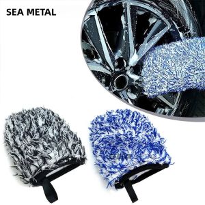 Găng Tay Làm Sạch Lốp Ô Tô SEAMETAL Găng Tay Rửa Lốp Ô Tô Bốn Ngón Tay Chi Tiết Xe Máy Và Chăm Sóc Cửa Sổ Văn Phòng