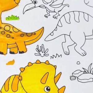 3M Kids Coloring Roll Painting Rolls Drawing Paper Childrens Graffiti Painting Scrolls