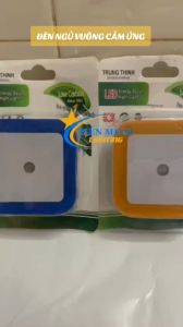 Đèn Ngủ Cảm Ứng Vuông - GIAO MÀU NGẪU NHIÊN