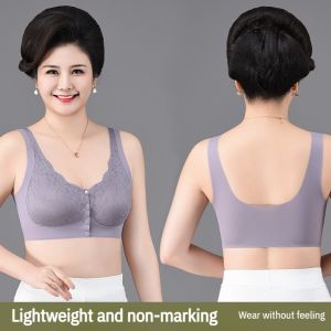 gathered lace nonmarking mom underwear