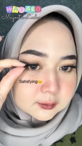 WOTADO Bulu Mata Palsu Magnetic 3D Berwarna/Magnetic Eyelash Bulumata Magnet Tanpa Lem