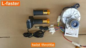 tay ga xe đạp điện chế xe điện