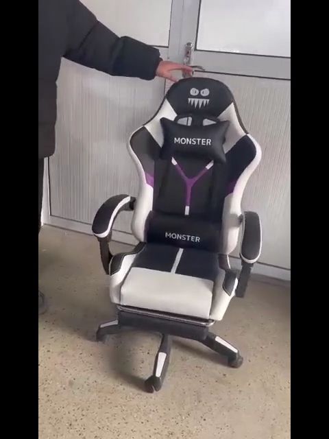 Monster Gaming Chair 2023 Design | Premium Leather Ergonomic Chair with ...