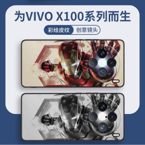 Imanson Iron Man Compatible Vivox100 Phone Case New Cartoon Mens Vivo X200pro Mens Vivix90 Personalized Creative X80pro Trendy Anime Full Cover Leather Anti-fall