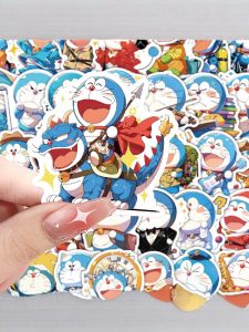 110 Miếng Dán Trang Trí Doraemon Dễ Thương Máy Móc Mèo DIY Vật Liệu Văn Phòng Phẩm Sổ Tay Tủ Lạnh Cửa Tủ Hộp Đựng Đồ Trang Trí