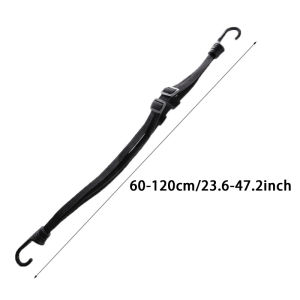 60/90cm Motorcycle Helmet Straps Motorcycle Accessoy Hooks Luggage Retractable Elastic Rope Fixed Strap Motos Helmet Luggage Net