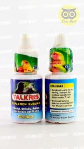 Kicau Mart Vitamin Obat Burung Kristal Talkris Dr. Edhi Penambah Power Gacor Stamina Durasi Volume Suara Atasi Serak Macet Bunyi Untuk Murai Kacer Kenari Supement Perkutut Derkuku Ayam Ketawa VKRISKS