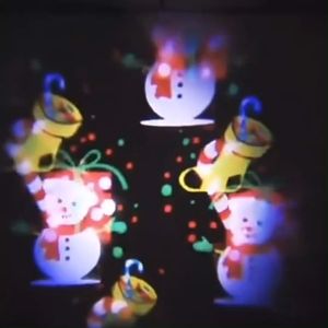 【YHLAMP】LED Snowflake Christmas FestiveDecoration Projection Lights for Bedroom LivingRoom Disco Lights Party Bulb E27