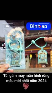 Túi gấm may mắn hình rồng cao cấp mẫu mới nhất năm 2024