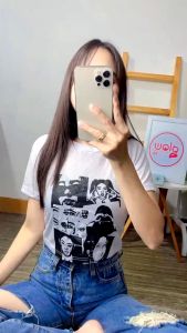 Crop Top Wanita AMBLU Rib (LD 88 P 40)