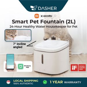 【11.11 SPECIAL BUNDLE】Xiaomi Smart Pet Fountain 2 Liter + Pet Feeder + Free Levoit Pet Wet Wipe 【Global Version】