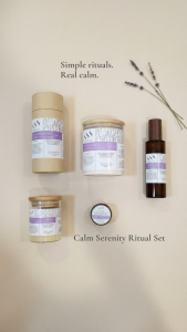 Lavender Aromatherapy Gift Set | Self-Care Wellness Box | Calm Serenity Ritual Set