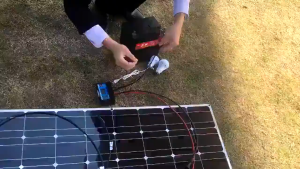 COD Taffware Solar Charger Controller 10 A Regulator LCD Display Dual USB 12V/24V Cell Panel surya