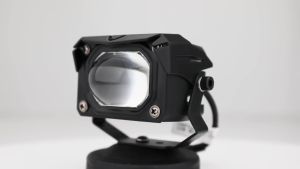 New 3 Inch 120W Dual-Color LED Fog Light for Motorcycle Waterproof IP67 High-Brightness Spotlight Dual Lens Design New