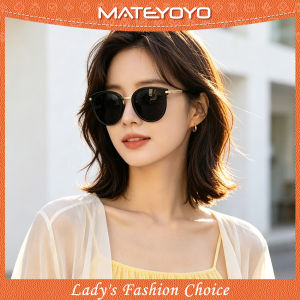 MATEYOYO  Polarized Sunglasses Round Frame Sunglasses Fashion Driving Sunglasses UV400 Clear Vision Sunglasses Cycling Riding Running Glasses for Men Women