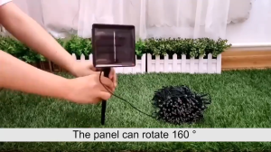 (12M) Solar Christmas Light Outdoor Waterproof Led String Lights12M Garland Festoon Led Lights Waterproof Wedding Party Brithday Decoration fairy lamp for Home Garden