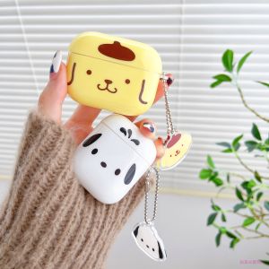 Cartoon Pudding Dog Paccha Dog AirPodsPro2 Case Soft Box Apple 3rd Gen Earphone Cover Digital Accessories Japanese Style