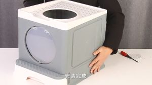 Cat Litter Box Closed Type Cats Litter Boxes Block Off Odors Multi Color Large Cat Litter Basin