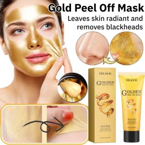 Gold Peel Off Mask Brighten Complexion Moisturizing Cleansing Mask Lifting Firming Pore Cleansing Mask For All Skin